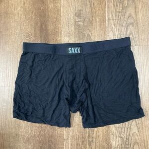 SAXX Men's Boxer Brief Underwear Ballpark Pouch Vibe Black Size Xxl